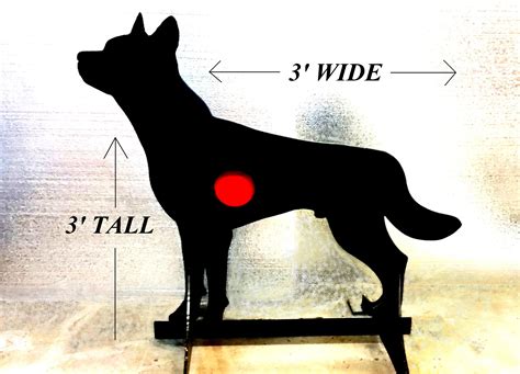 3 8 Thick Ar500 High Grade Steel Reactive Coyote Target 3 8 Thick Ar500 High Grade Steel Reactive Coyote Target