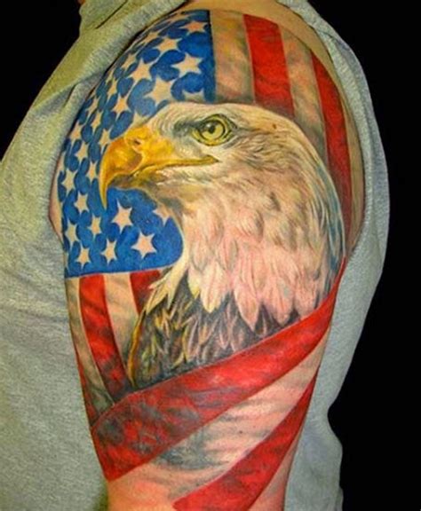 American Flag Eagle Tattoo