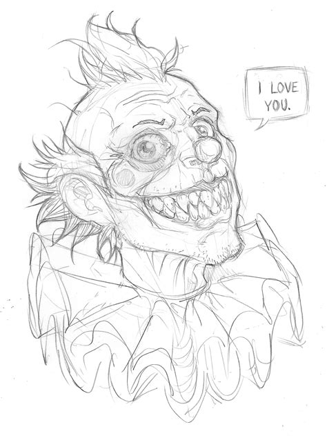 Art The Clown Drawing Scary Clown Drawing Horror Artwork Horror Drawing