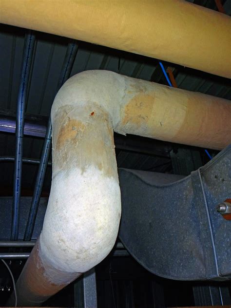 Asbestos Pipe Fitting Joint Insulation Mudded Elbows Flickr Asbestos Pipe Fitting Joint Insulation Mudded Elbows Flickr