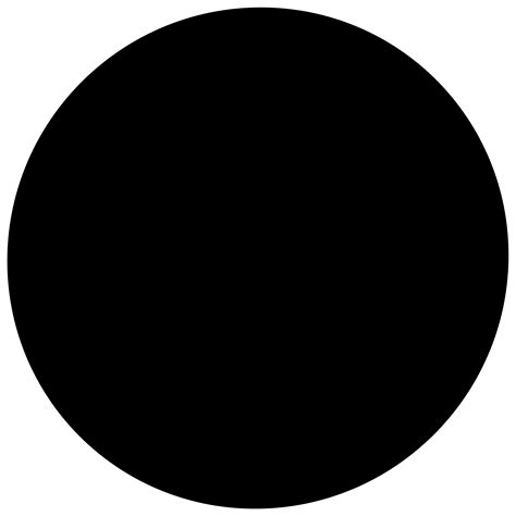 Black Circle Png