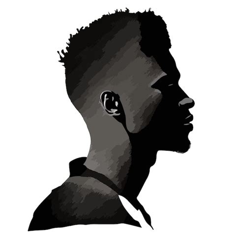 Black Man Silhouette