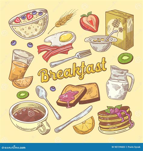 Breakfast Drawing