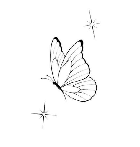 Butterfly Tattoo Stencil Simple And Small Designs Butterfly Tattoo Stencil Simple And Small Designs