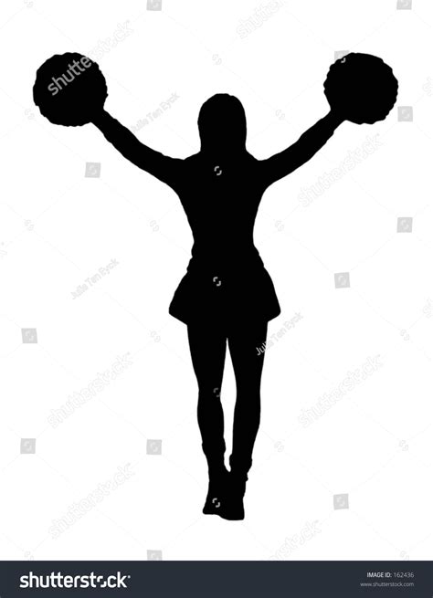 Cheerleader Silhouette Stock Photo 162436 Shutterstock Cheerleader Silhouette Stock Photo 162436 Shutterstock