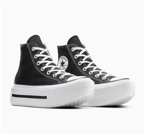 Chuck Taylor All Star Lift Double Stack Black White Black A12975c Chuck Taylor All Star Lift Double Stack Black White Black A12975c