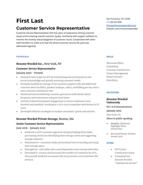 Customer Service Representative Resume Guide With Examples Riset Customer Service Representative Resume Guide With Examples Riset