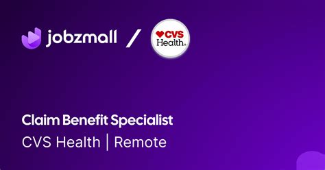 Cvs Claims Benefit Specialist