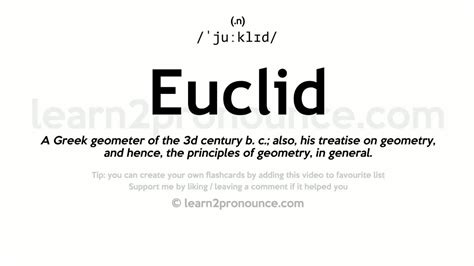 Euclid Pronunciation