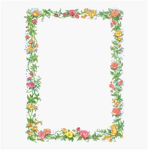 Floral Border Clip Art