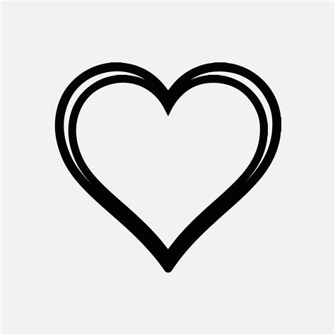 Free Heart Clipart Black And White Outline In Eps Illustrator Jpg Free Heart Clipart Black And White Outline In Eps Illustrator Jpg