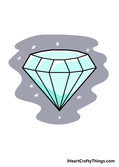 Handful Of Diamonds Drawing