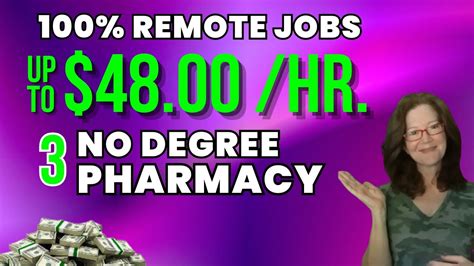 Hiring Now Remote Pharmacy Jobs No Degree Needed Remote Jobs