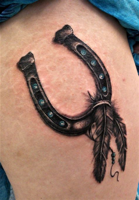 Horse And Horseshoe Tattoos