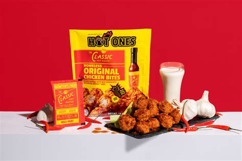 Hot Ones Chicken Bites Sauces More John Soules Foods