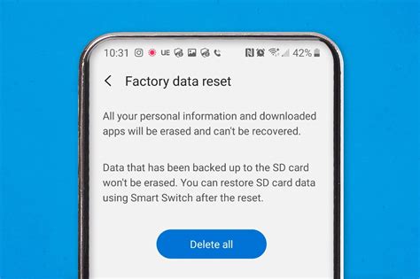 How To Factory Reset Android Phone