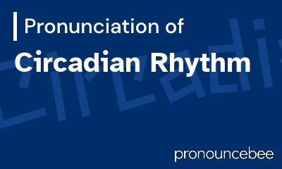 How To Pronounce Circadian Rhythm Correct Pronunciation Of Circadian How To Pronounce Circadian Rhythm Correct Pronunciation Of Circadian