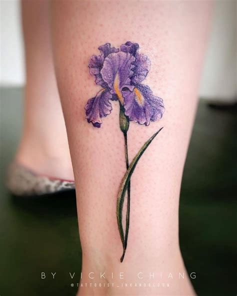 Iris Plant Tattoo