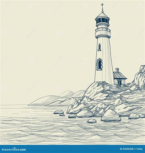 Lighthouse Drawing