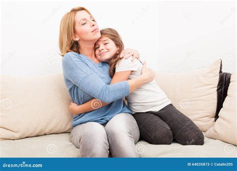 Mother And Daughter Hugging Mother And Daughter Hugging