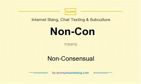 Noncon Meaning