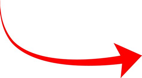 Red Curved Arrow Png Red Curved Arrow Png