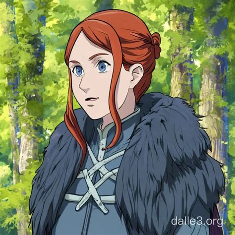 Sansa Stark Anime Portrait Game Of Thrones Character In Japanese Sansa Stark Anime Portrait Game Of Thrones Character In Japanese