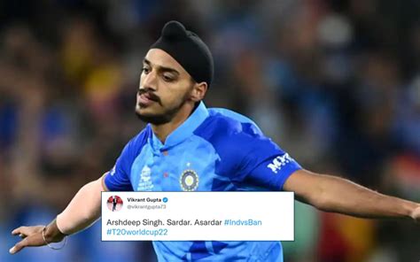 Sardar Asardar Twitterati React As Arshdeep Singh Shines For India Sardar Asardar Twitterati React As Arshdeep Singh Shines For India