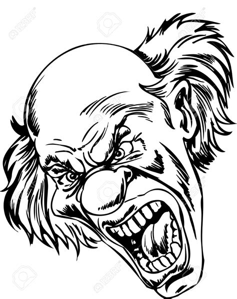 Scary Clowns Drawing At Getdrawings Free Download