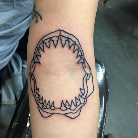 Shark Jaw Tattoo