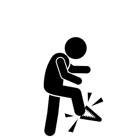 Stick Figure Stepping On Another