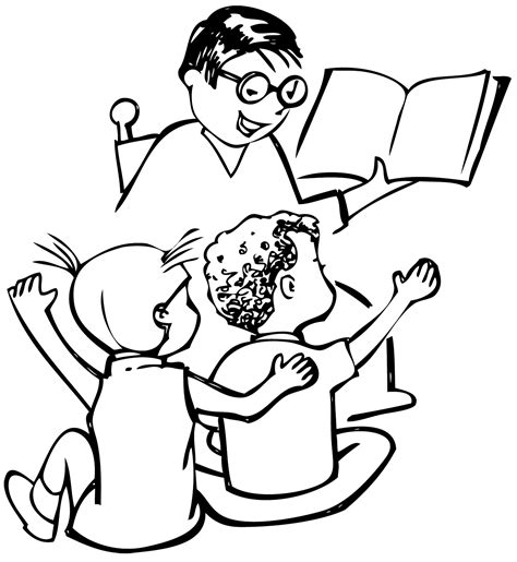 Storytime Clipart Black And White Tree Storytime Clipart Black And White Tree