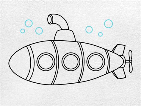 Submarine Drawing