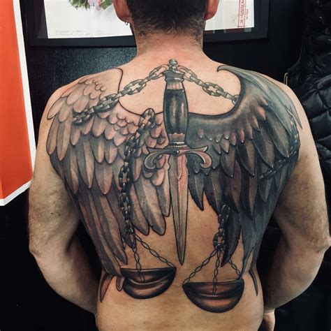 Tattoo Of Angel And Devil
