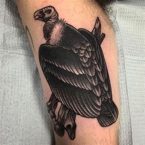 Tattoo Uploaded By Robert Davies Vulture Tattoo By Kaptaincade
