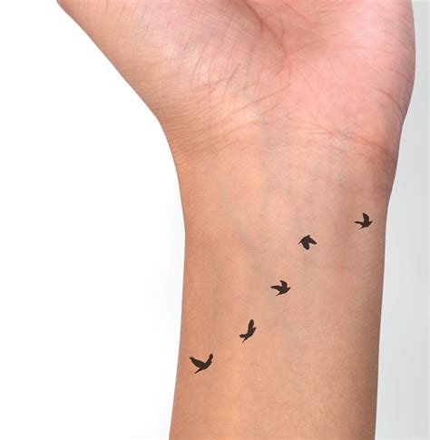 Tattoos Of Birds In Flight