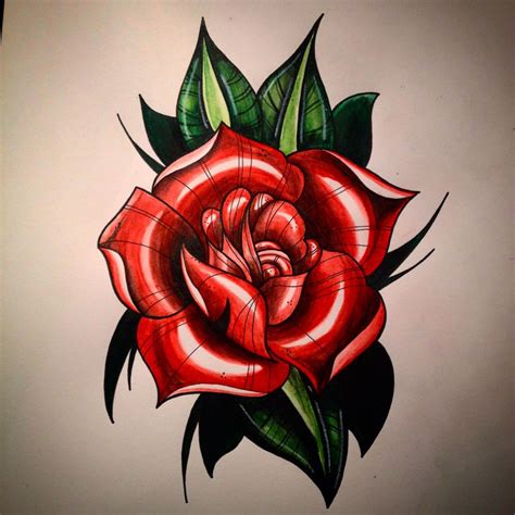 Traditional Rose Tattoo Drawing At Paintingvalley Com Explore Traditional Rose Tattoo Drawing At Paintingvalley Com Explore