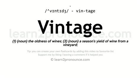 Vint Meaning