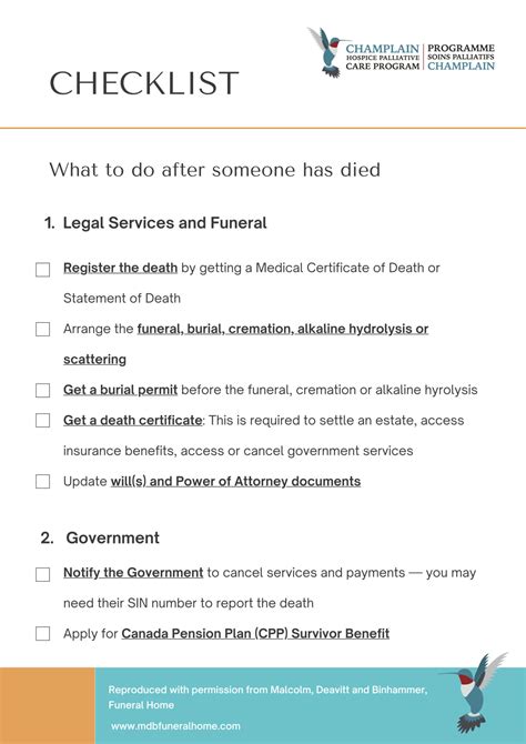 What To Do When Someone Dies Champlain Hospice Palliative Care Program What To Do When Someone Dies Champlain Hospice Palliative Care Program